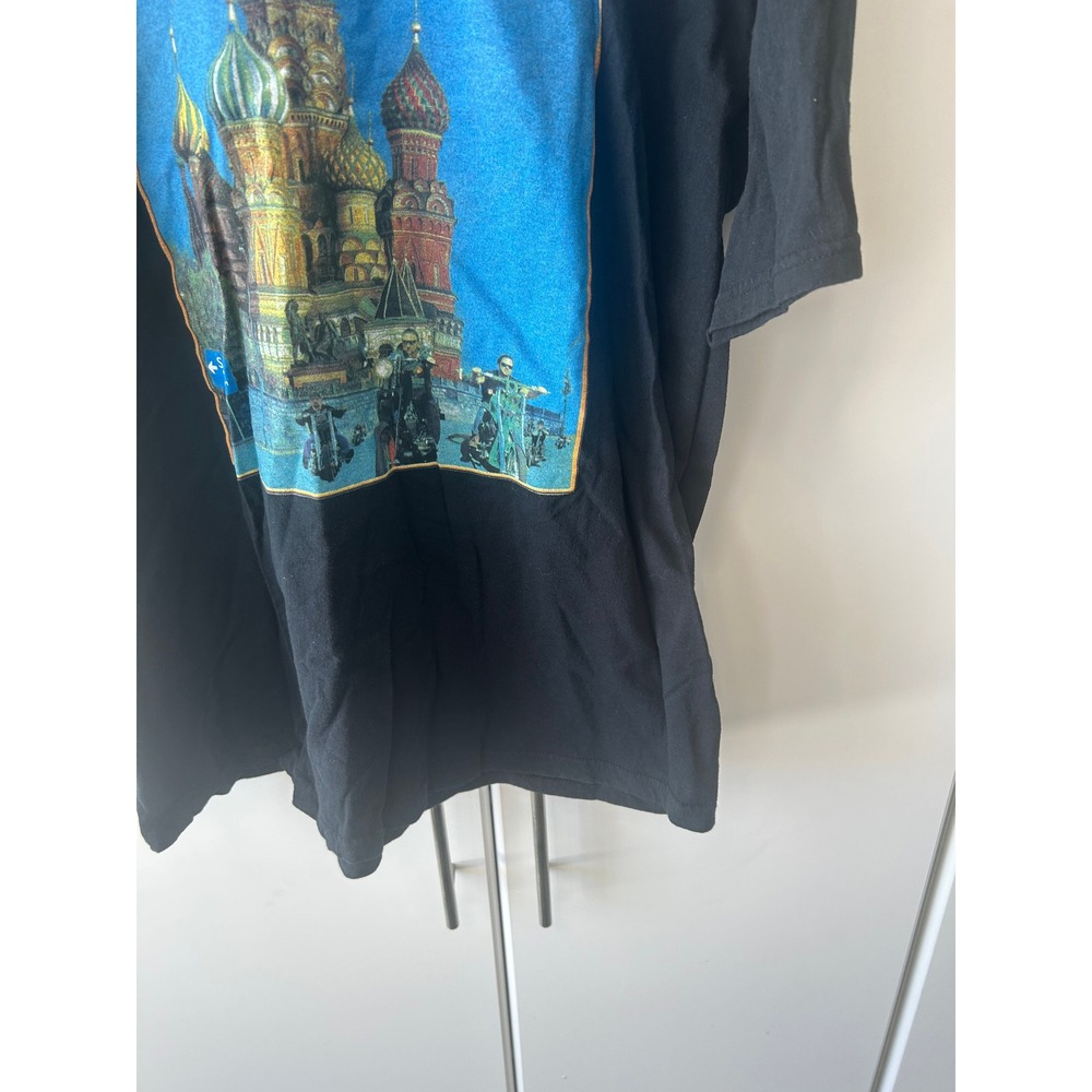 Gildan Rolling Thunder From Russia Sturgis‎ Motorcycle Graphic T-Shirt XL Black - Picture 8 of 16